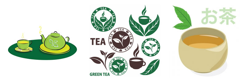 Green Tea Logo Ideas